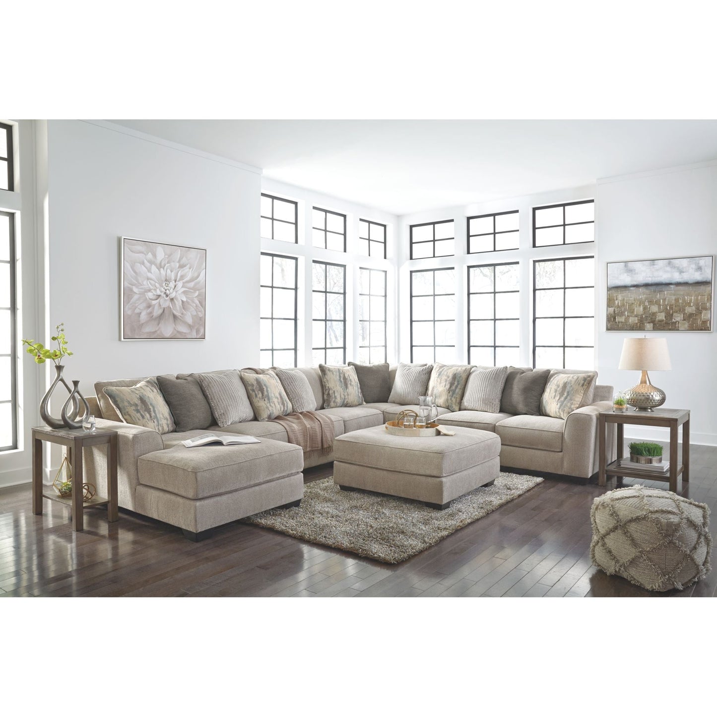Ardsley 5 Piece Sectional with Chaise