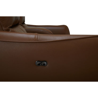 Arlo Power Reclining Loveseat w/ Console - Valencia Biscotti