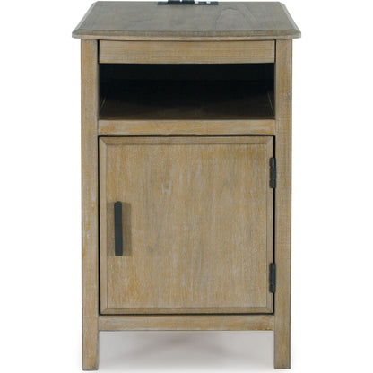 Devonsted Chair Side End Table - Light Brown