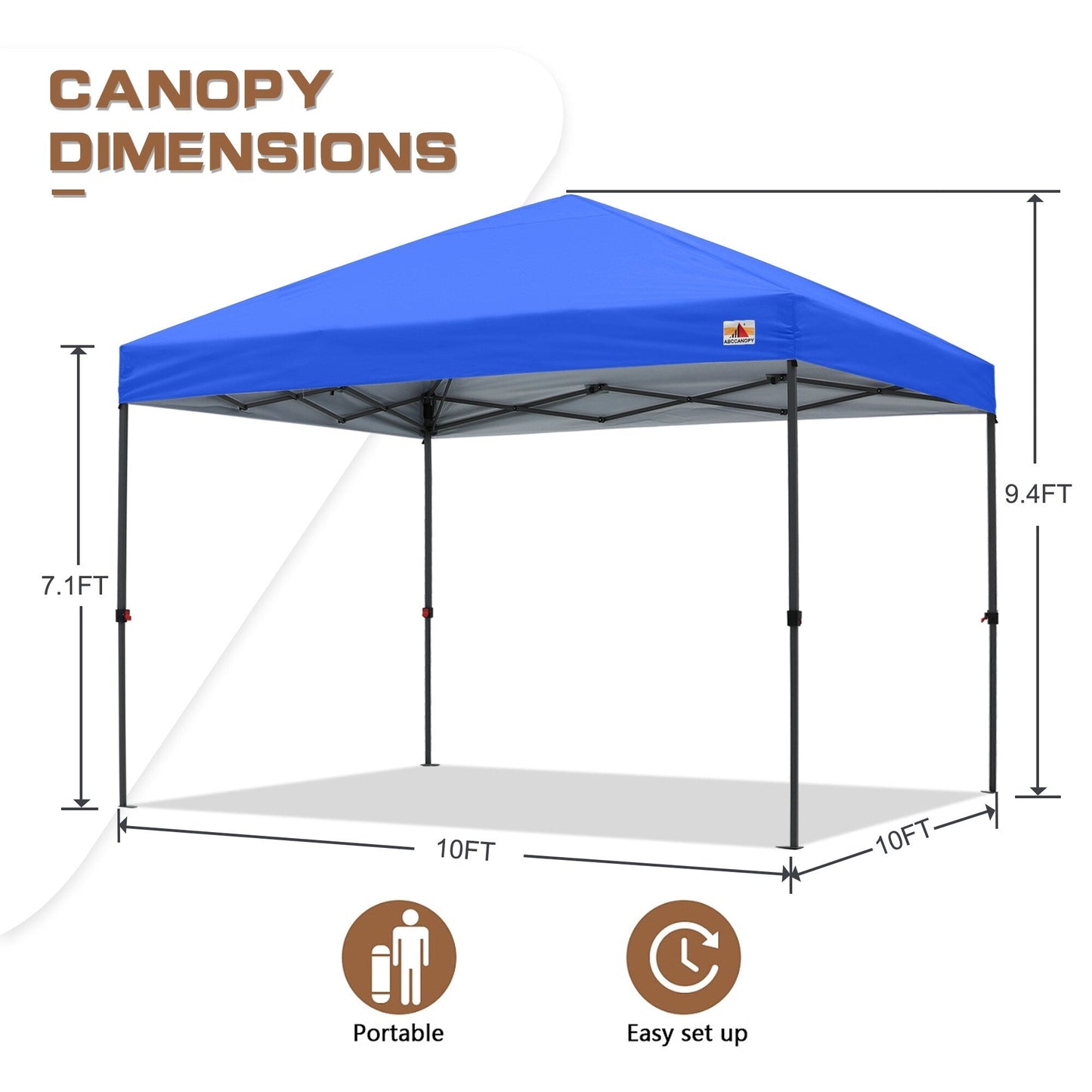 ABCCANOPY Durable Easy Pop up Canopy Tent Outdoor canopy tent