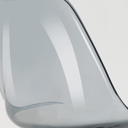 Acrylic Swivel adjustable height Armless Home office Rolling Chair