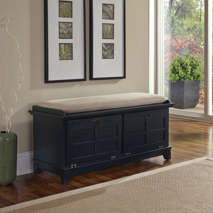The Gray Barn Old Stone Upholstered Storage Bench