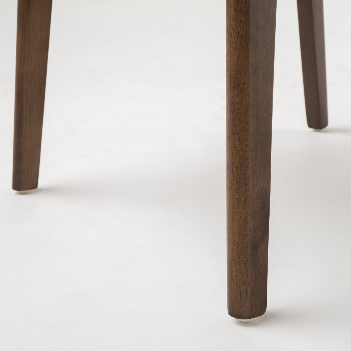 Abrielle Mid-Century Modern Upholstered Rubberwood Dining Chair (Set of 2) by Christopher Knight Home