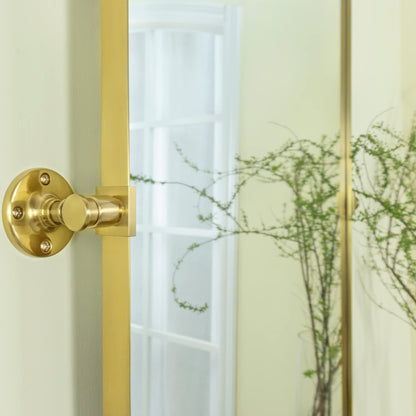 TEHOME Jonathan Rectangle Pivot Tilt Metal Wall Mirror