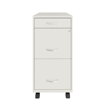 Space Solutions 18 Deep 3 Drawer Metal File Cabinet
