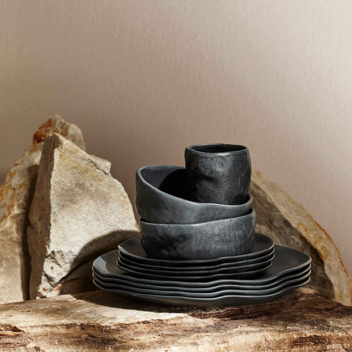 Stone by Mercer Project ATIK Stoneware Dinnerware Set