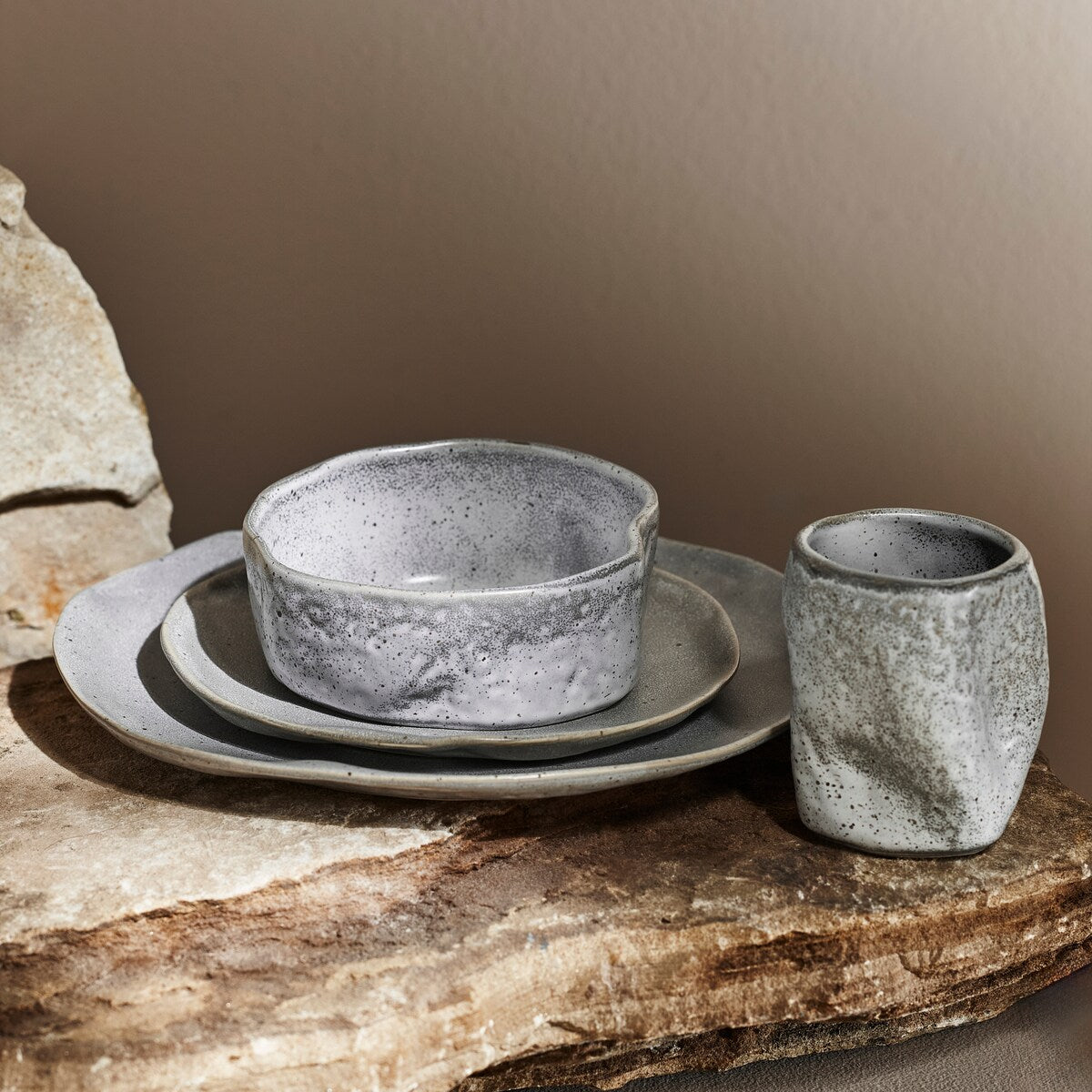 Stone by Mercer Project ATIK Stoneware Dinnerware Set
