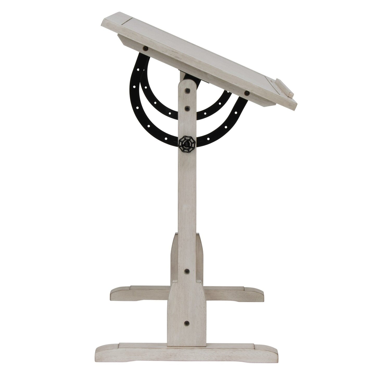 Studio Designs 36-inch Vintage Wood Drafting Table with Angle Adjustable Top for Drawing