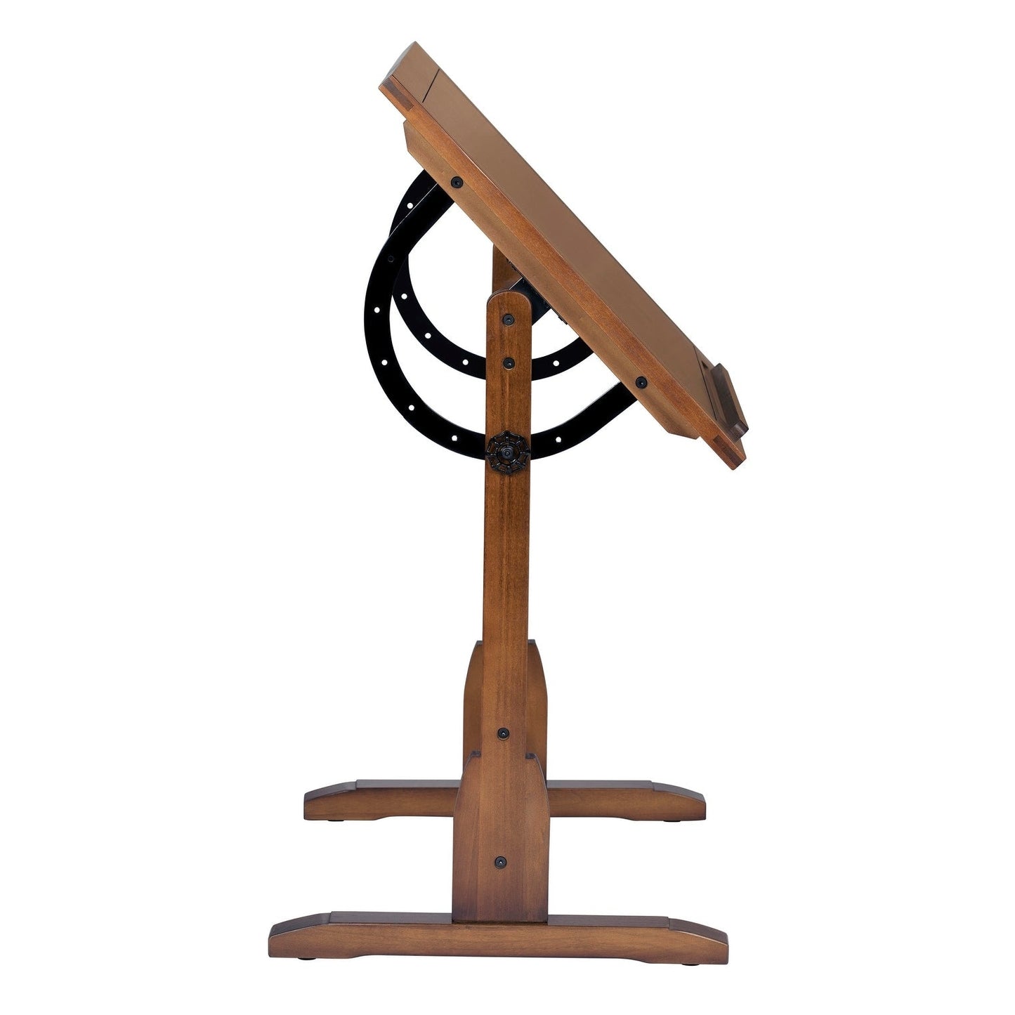 Studio Designs 36-inch Vintage Wood Drafting Table with Angle Adjustable Top for Drawing