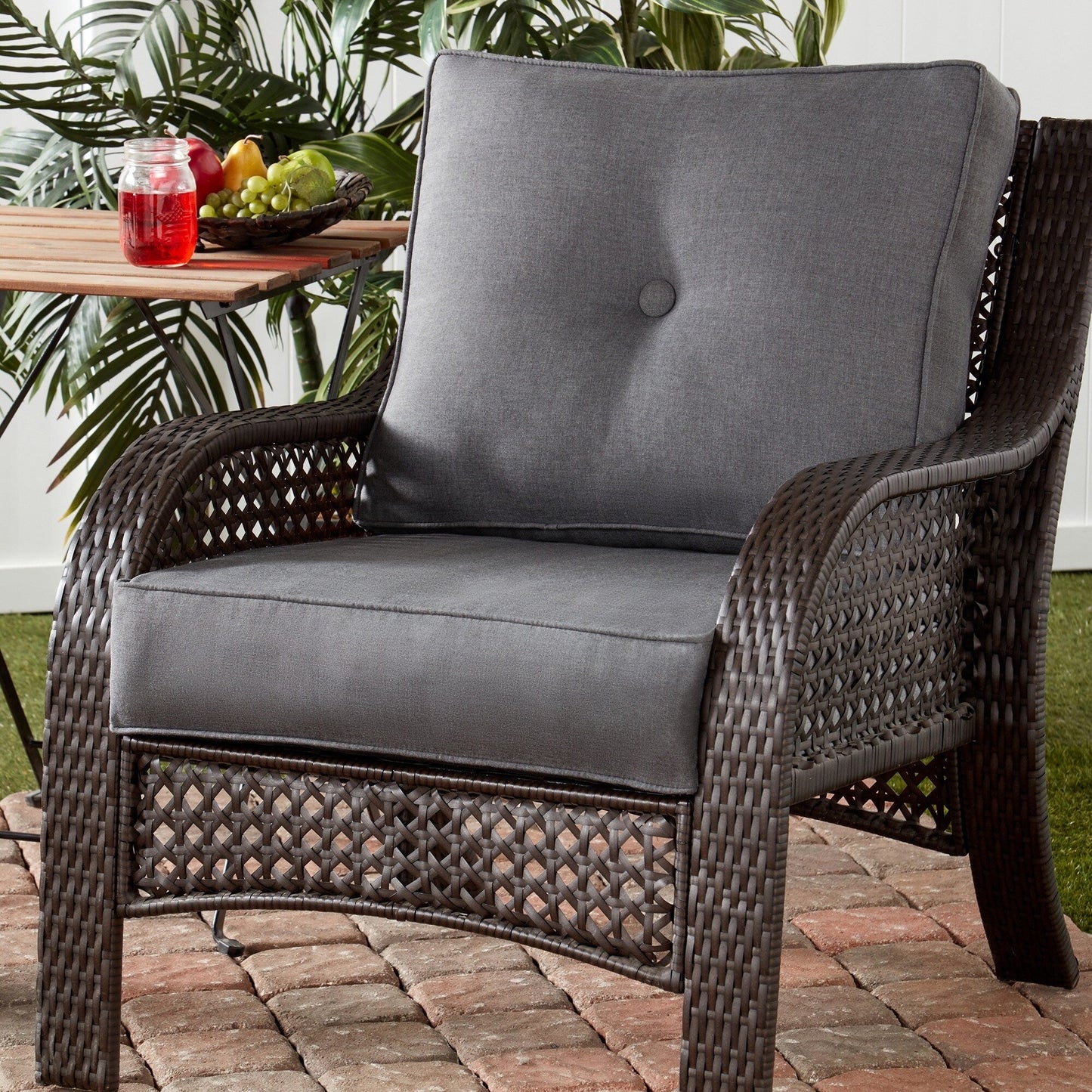 Sunbrella 2-Piece Premium Deep Seat Outdoor Cushion Set