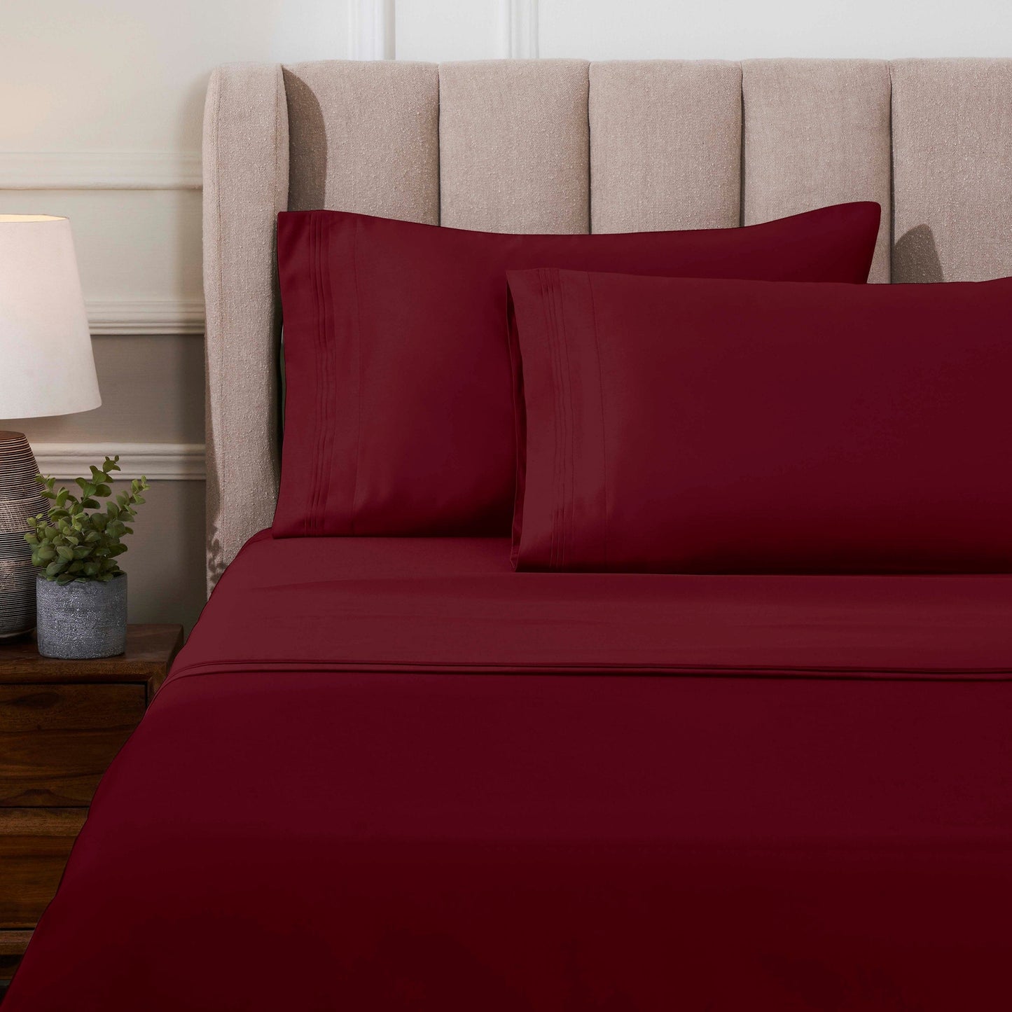Superior Egyptian Cotton 1000 Thread Count Deep Pocket Solid Sheet Set