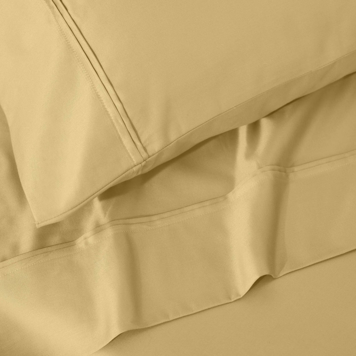 Superior Egyptian Cotton 1200 Thread Count Eco-Friendly Solid Sheet Set