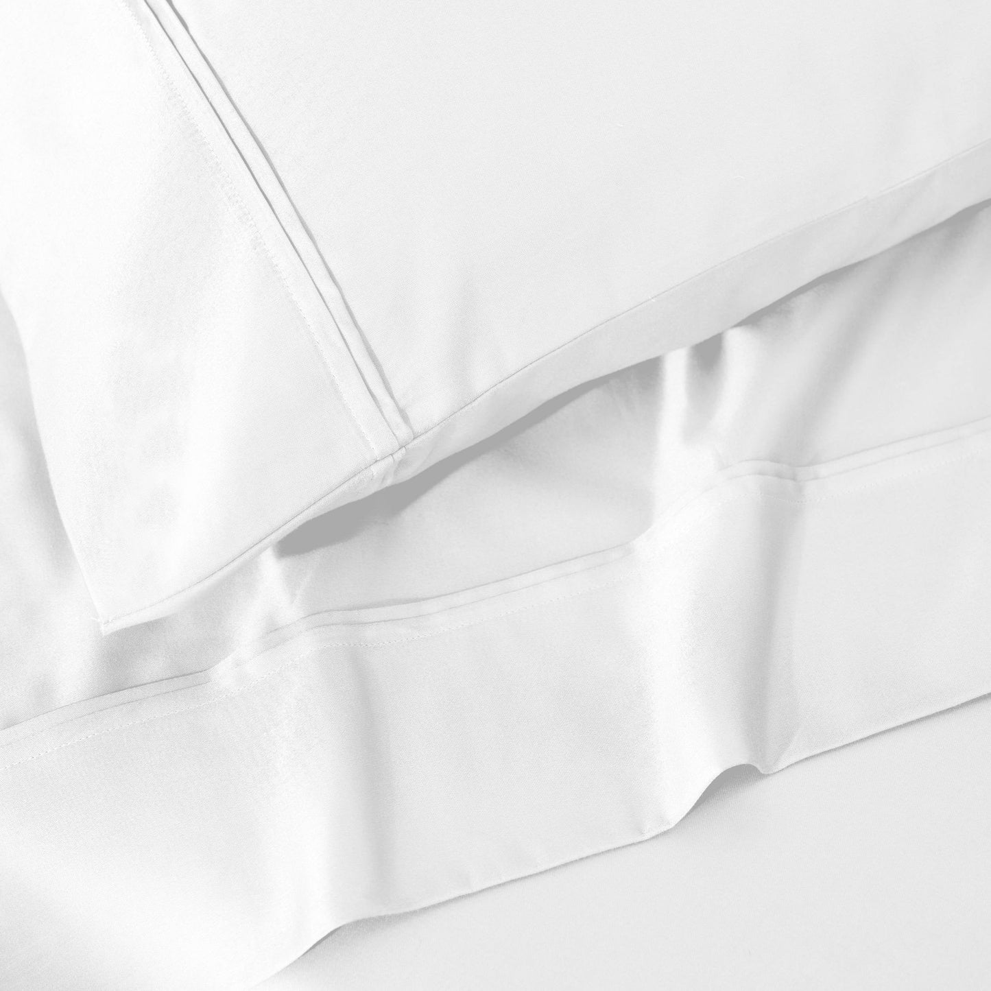 Superior Egyptian Cotton 1200 Thread Count Eco-Friendly Solid Sheet Set