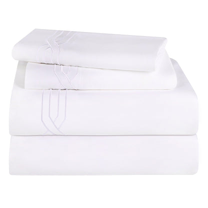 Superior Egyptian Cotton 1200 Thread Count Eco-Friendly Solid Sheet Set