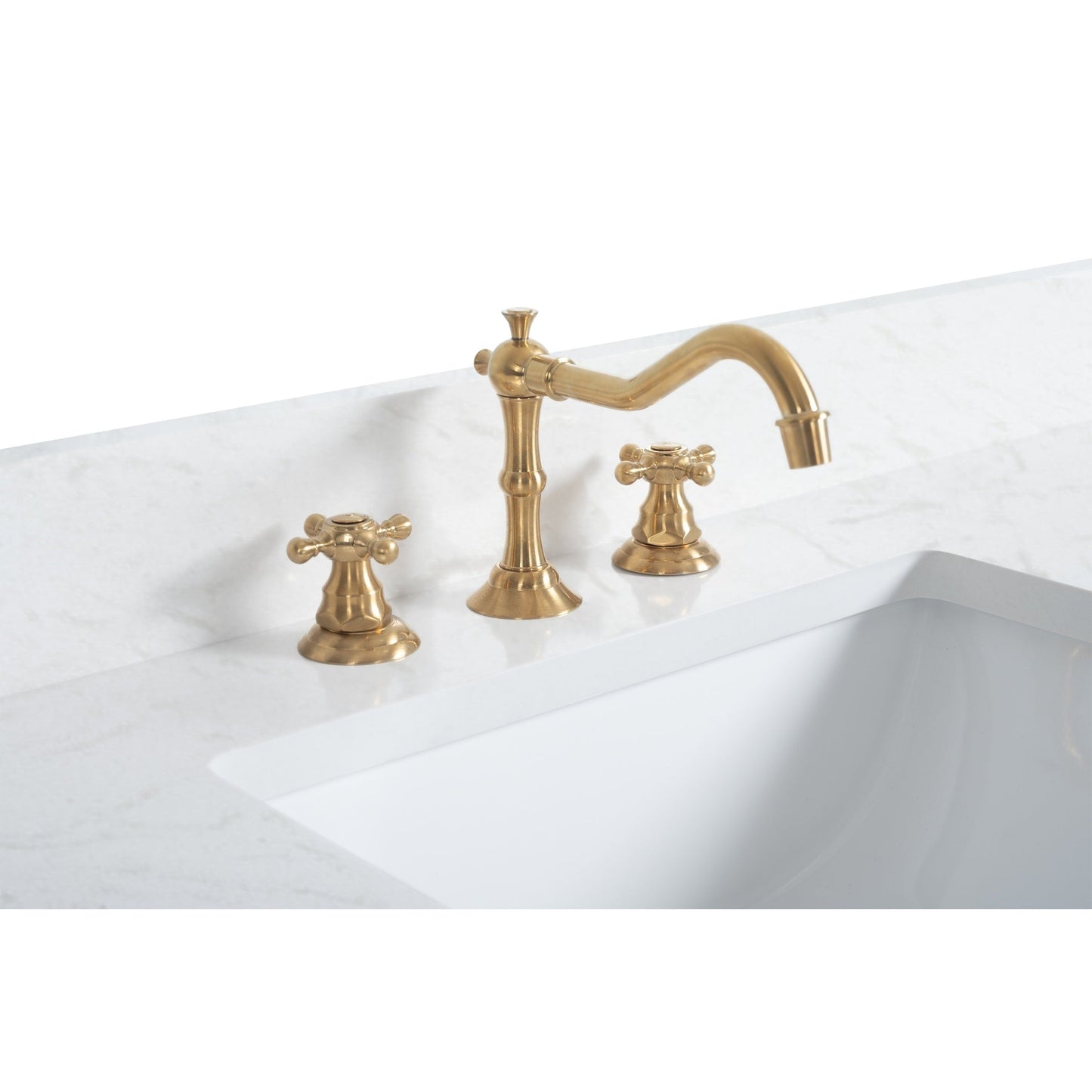 Vanity Art Bathroom Vanity with Ceramic Sink and Engineered Marble Top