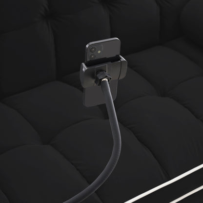 Velvet Convertible 55'' 2-Seater Sleeper Sofa with Pull-Out Bed, Adjustable Recline, Side Pockets, and Phone Holder