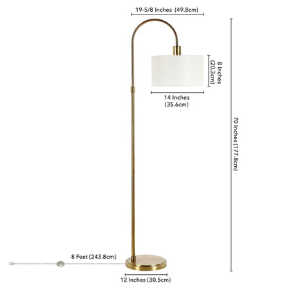 Veronica Arc Floor Lamp
