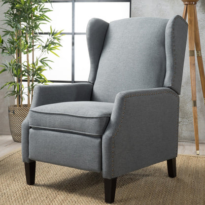 Wescott Wingback Pushback Recliner by Christopher Knight Home