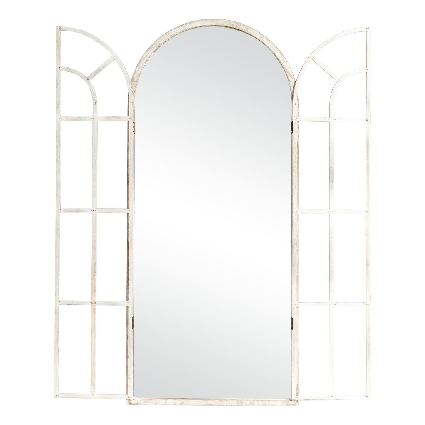 Window Mirror Arched Wood Mirror 71'' L*31'' W