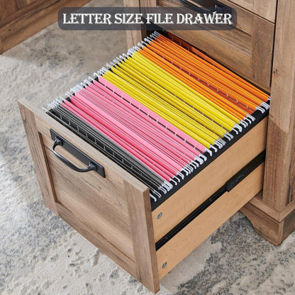 60 Farmhouse Executive Desk, Wood Home Office Desk, Computer Desk